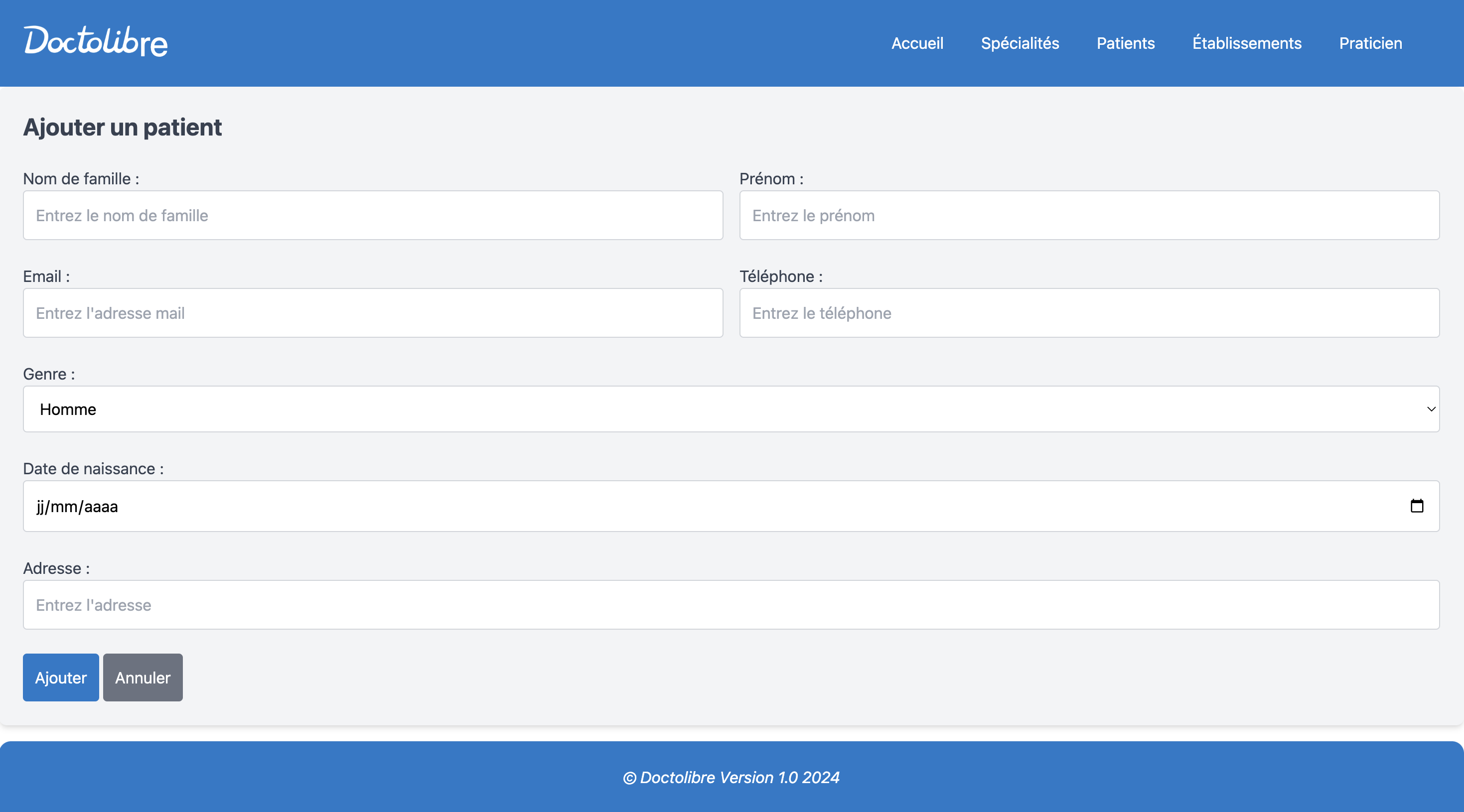 screenshot du jeu sur unity
