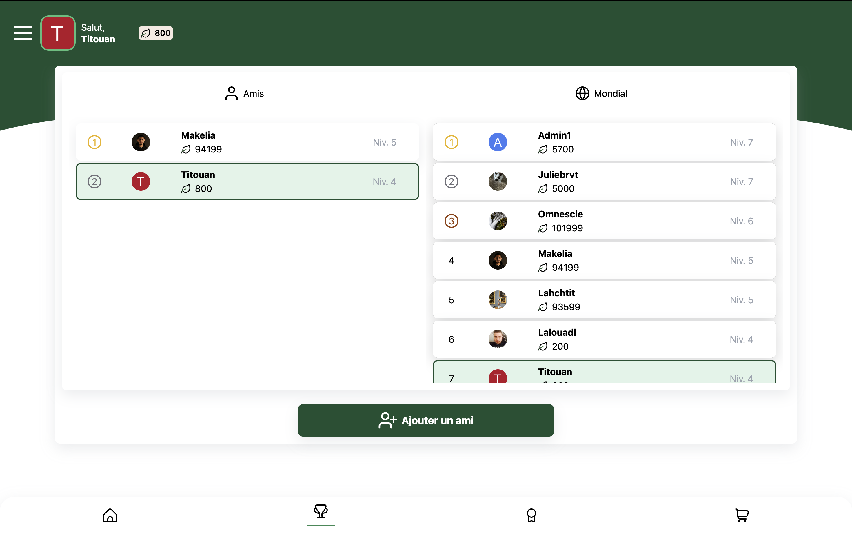 screenshot maquette site