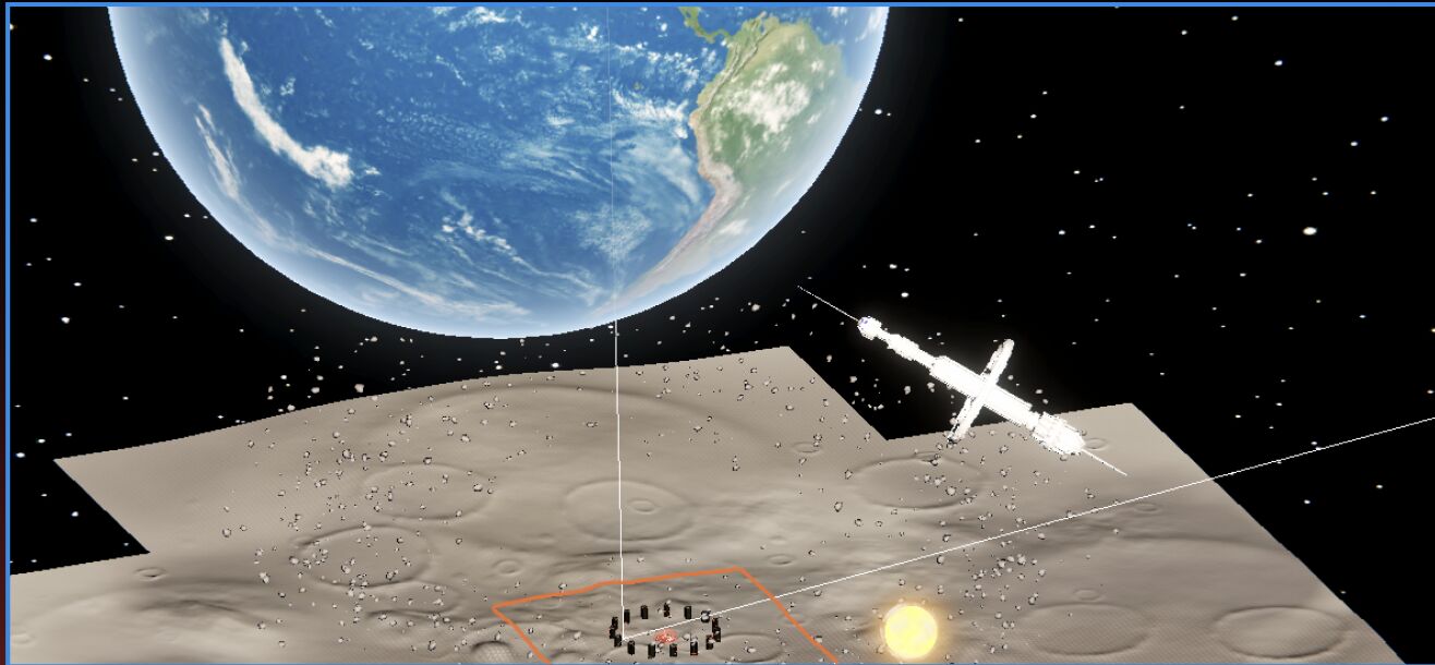 screenshot du jeu sur unity